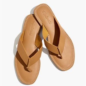 Madewell leather Flip flop sandals